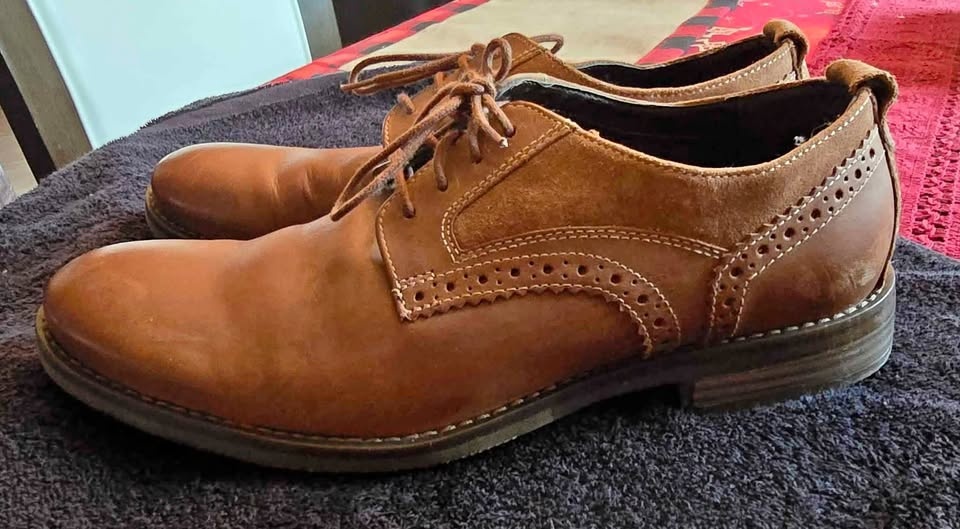 Men's Rockport Leather Dress Shoes 9