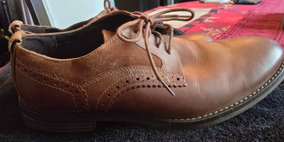 Men's Rockport Leather Dress Shoes 9 - photo 2