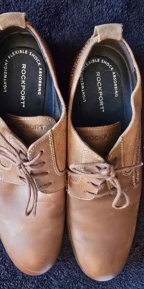 Men's Rockport Leather Dress Shoes 9 - photo 4