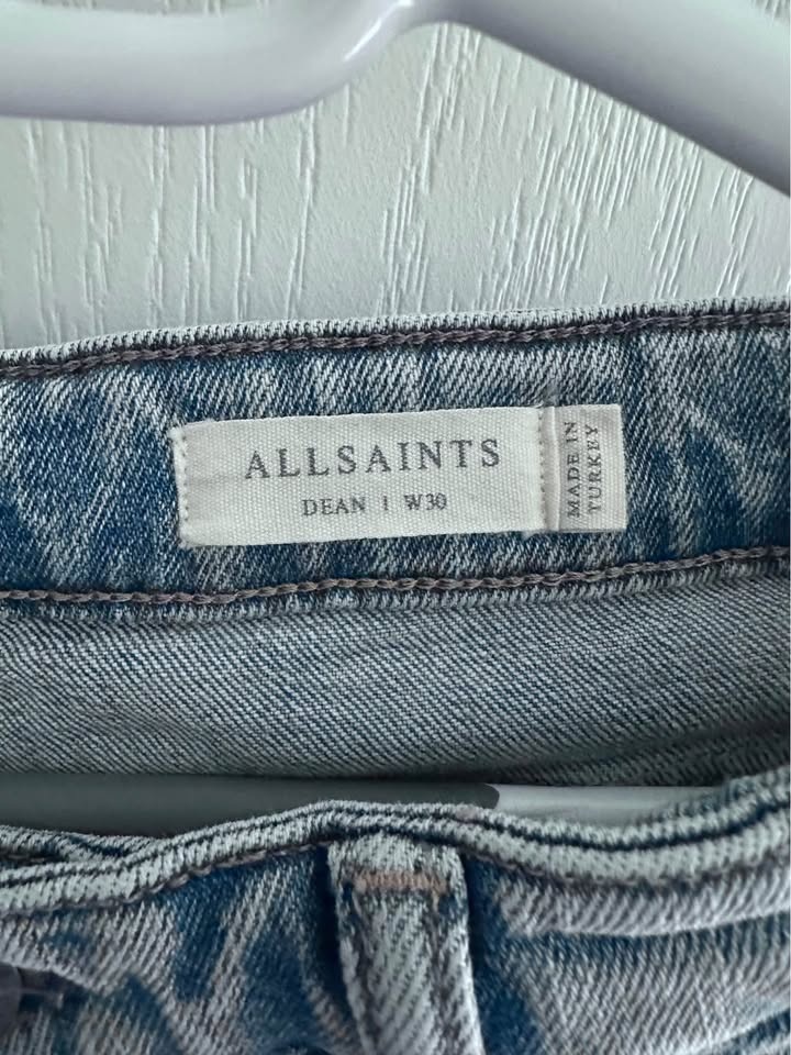 AllSaints cropped denim - photo 5