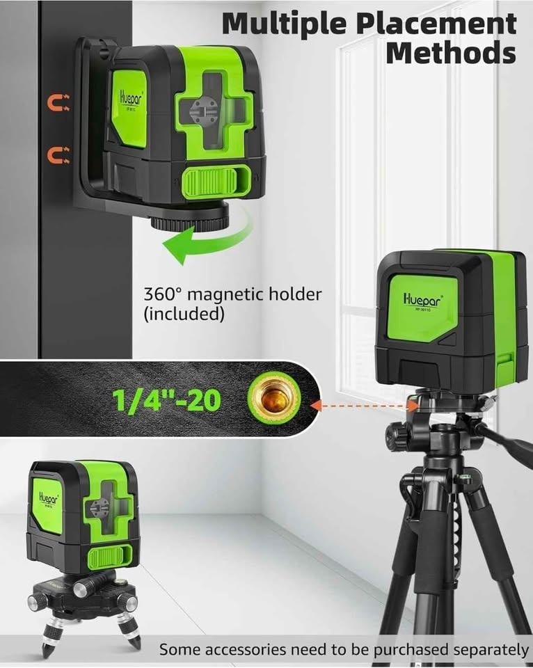 Huepar Laser Level Self Leveling, Green Lines, 100Ft - photo 3