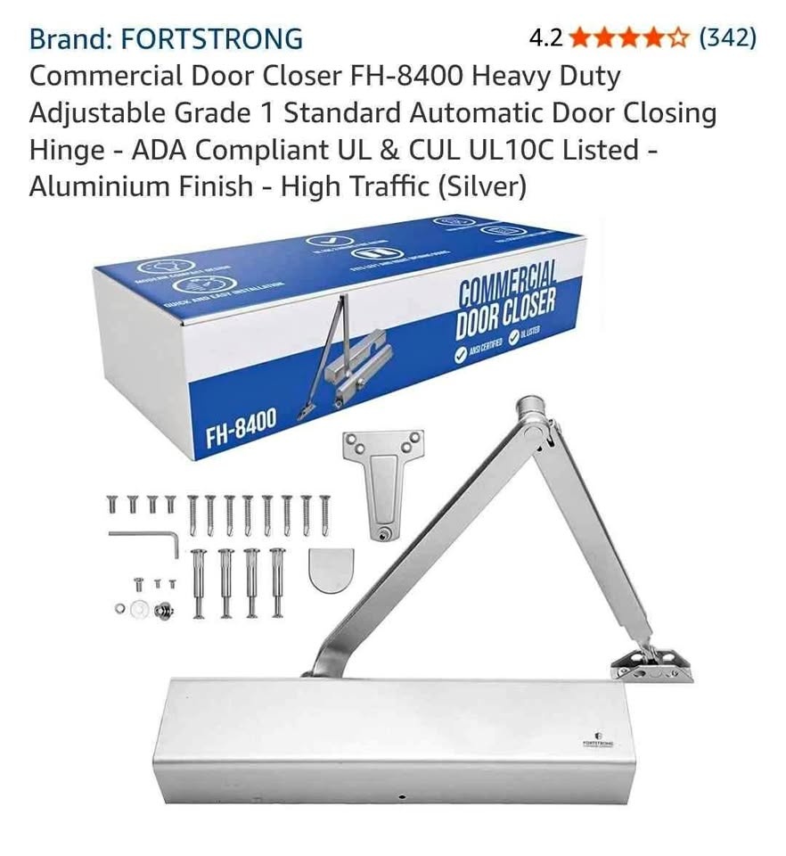 Commercial Door Closer FH-8400 Heavy Duty Adjustable