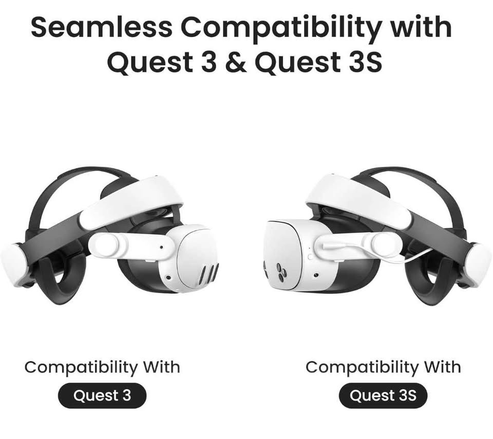 KIWI design H4 Boost Battery Halo Head Strap Meta Quest 3 - photo 3