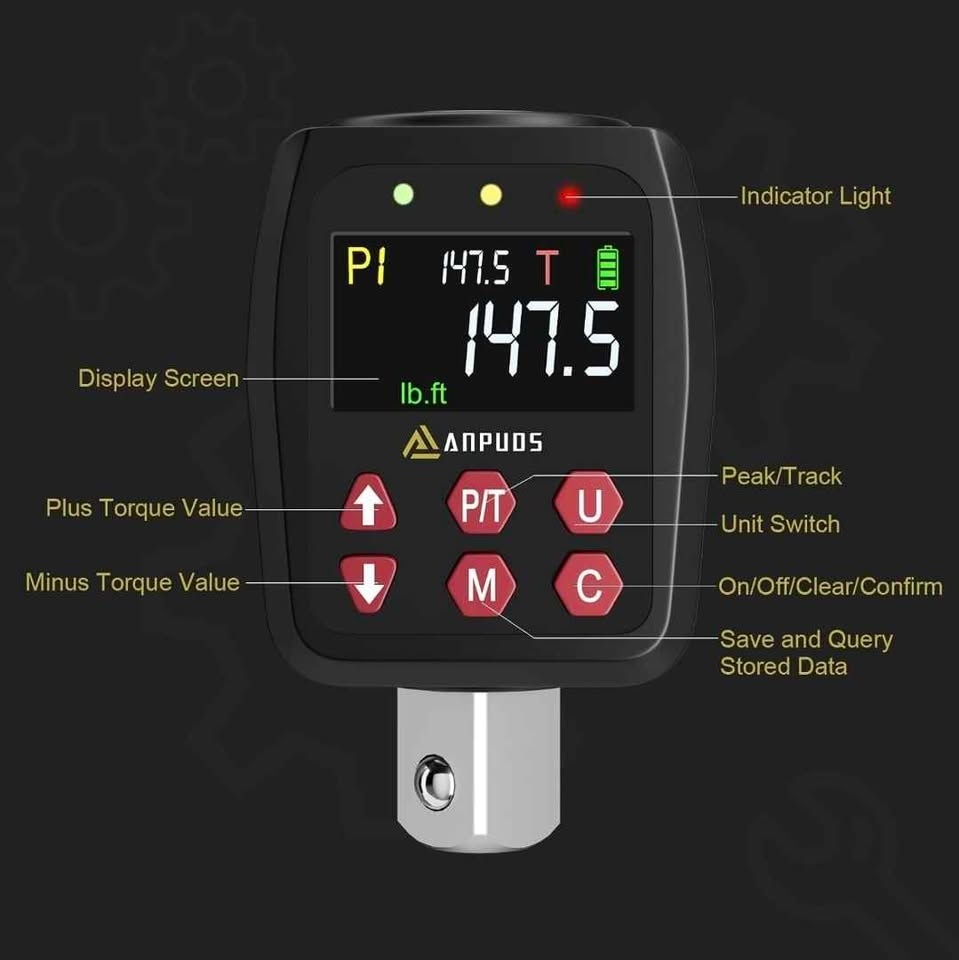 1/2" Digital Torque Adapter - photo 2