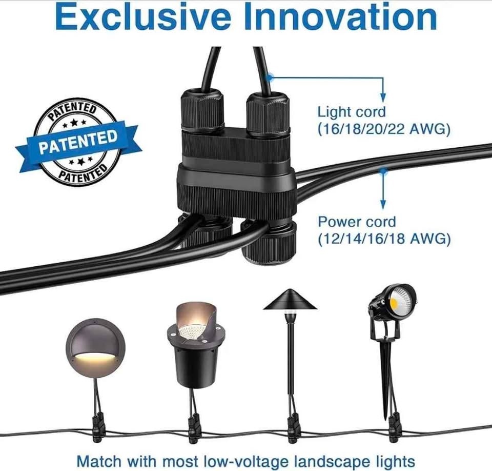 SUNVIE Fastlock2 Low Voltage Landscape Lighting Connectors - photo 3