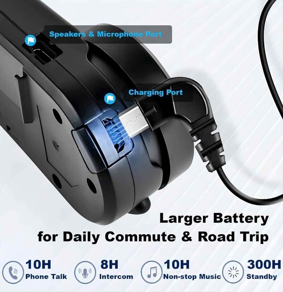 Fodsports FX6 Motorcycle Bluetooth Headset Intercom - photo 3