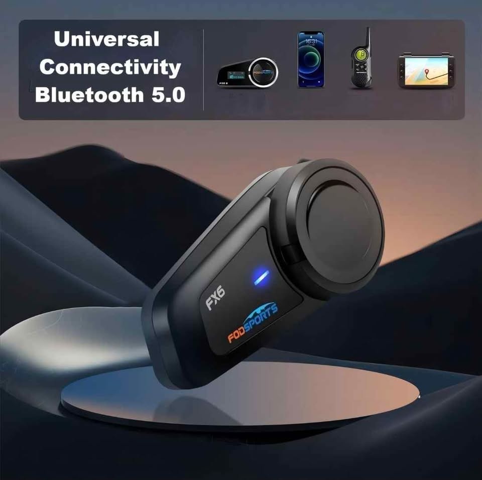 Fodsports FX6 Motorcycle Bluetooth Headset Intercom - photo 4