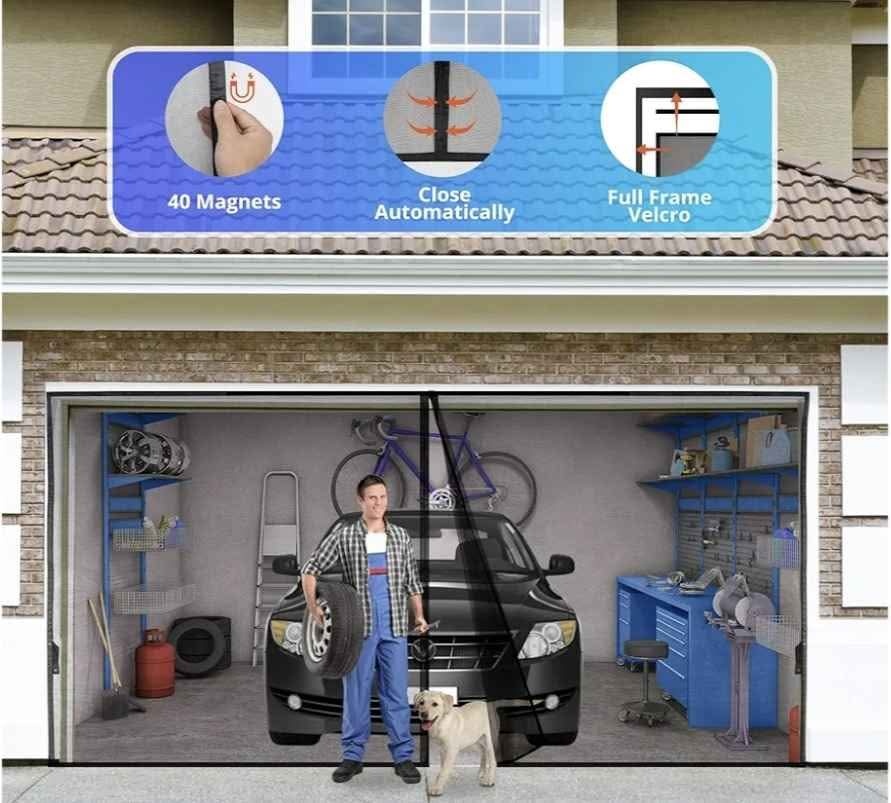Garage Door Screen for 1 Car 9x8FT - photo 3