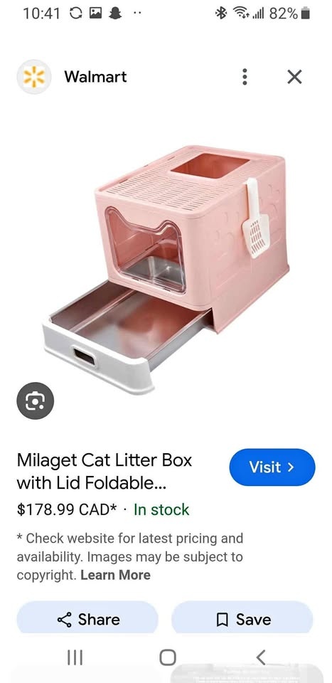 Foldable cat litter box