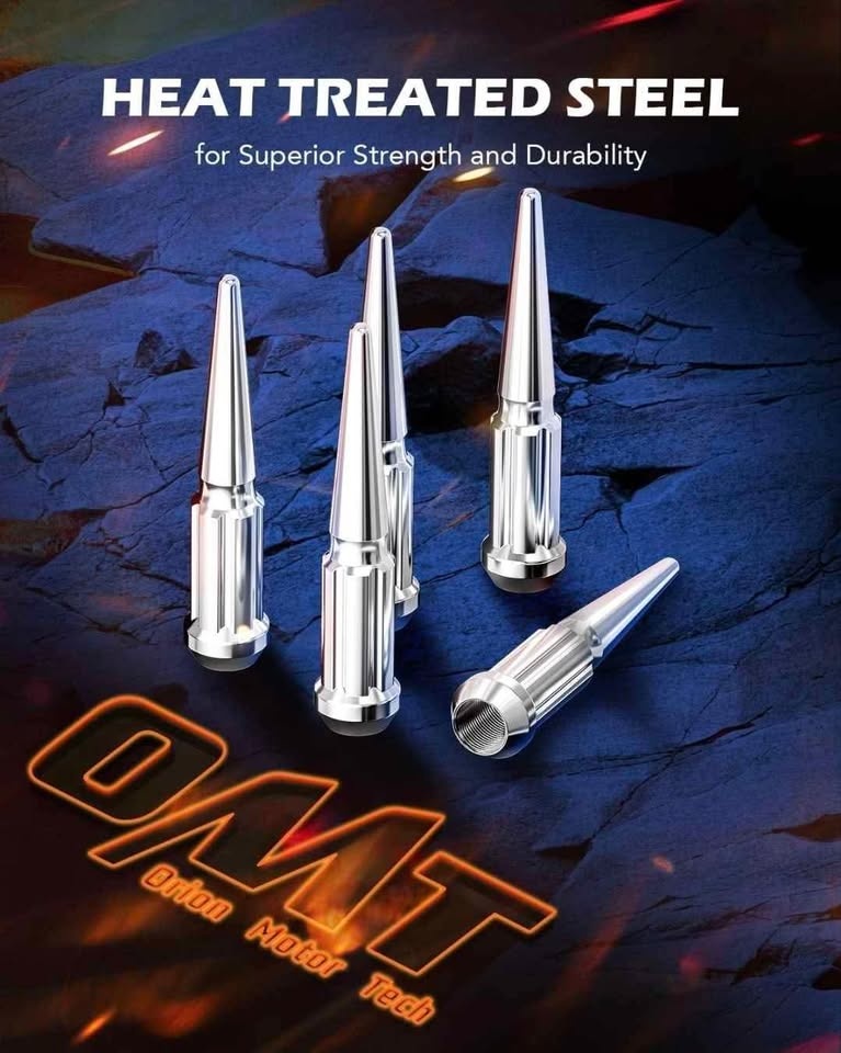 Orion Motor Tech 14x1.5 Lug Nuts Chrome 24 Piece - photo 3