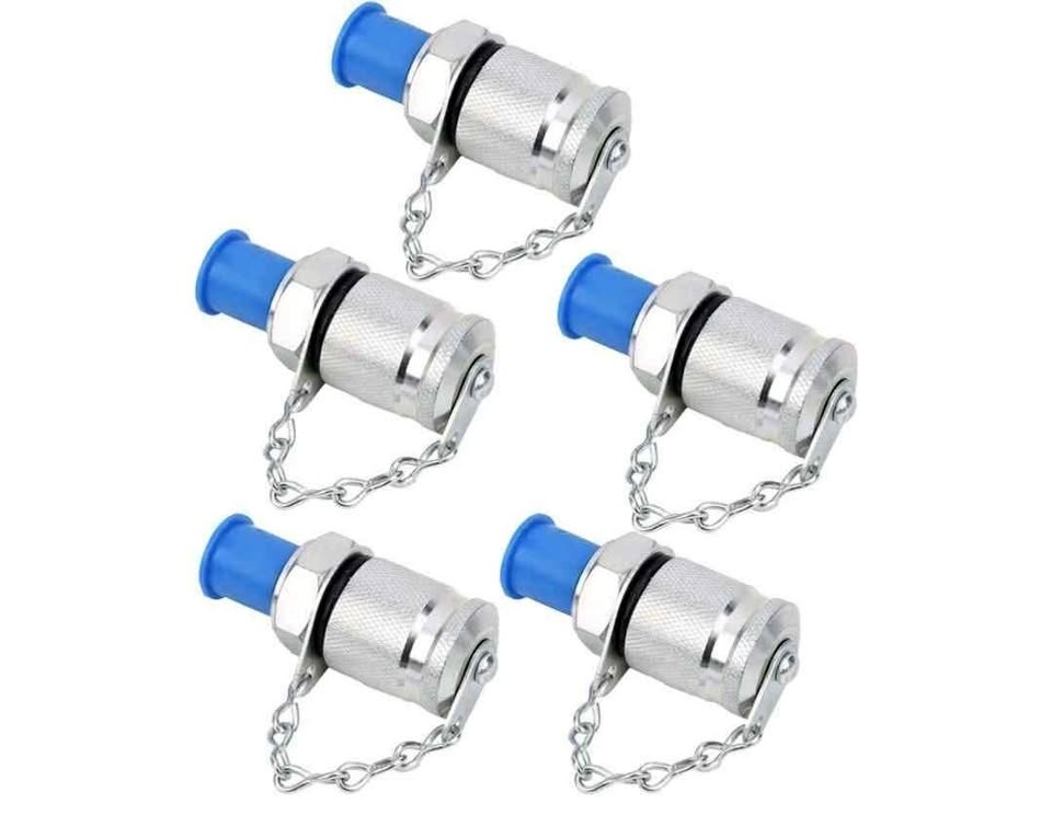 2pcs Hydraulic Testing Adapter Coupling Adapter