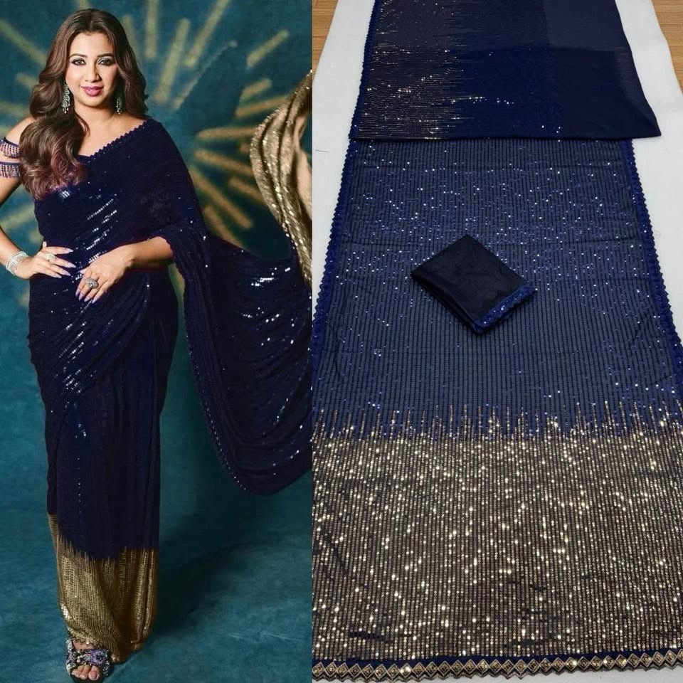 Beautiful partywear sarees - photo 2