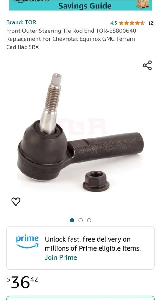 2010-2016 GMC vehicles tie rod ends - photo 4