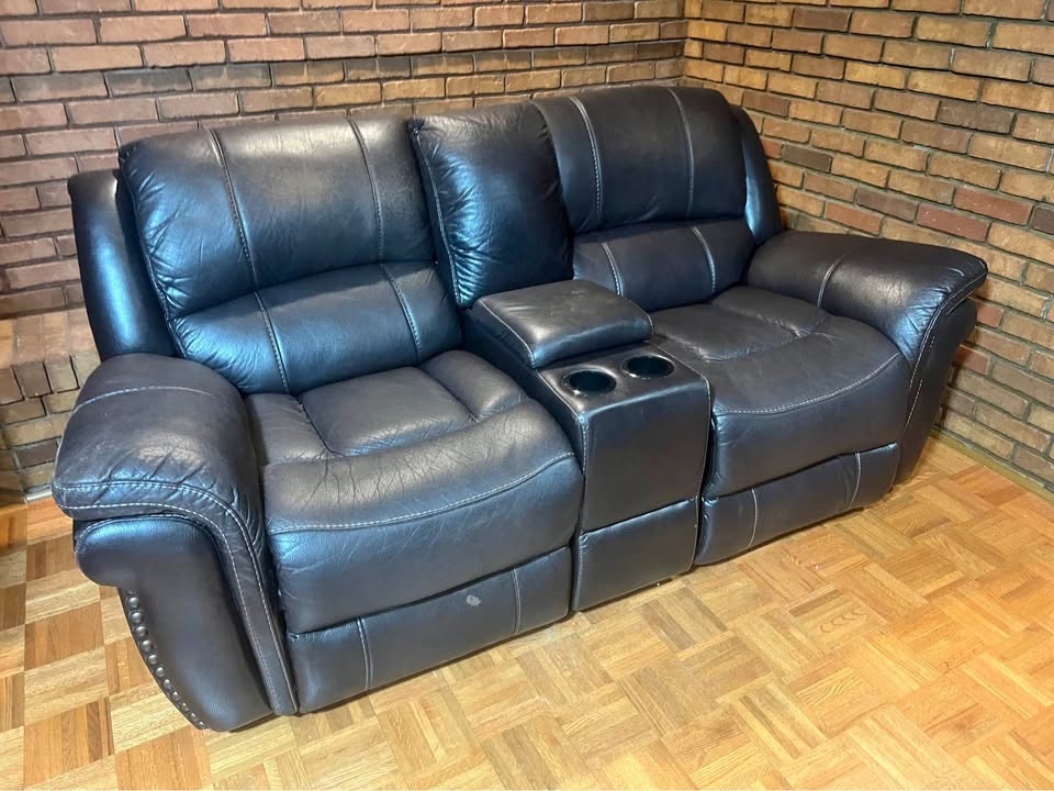 Leather sofa