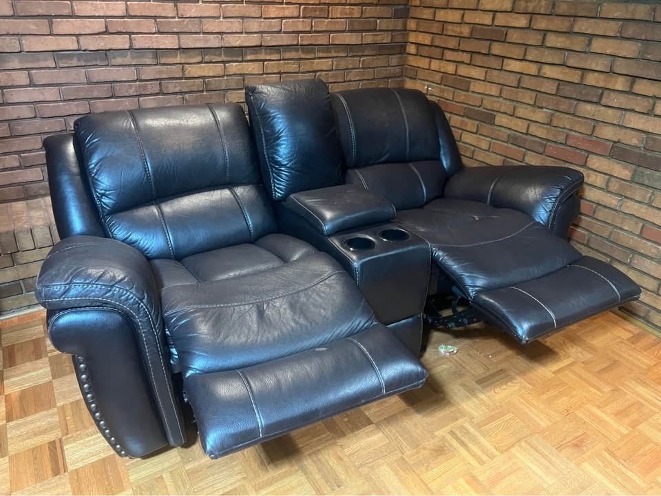 Leather sofa - photo 2