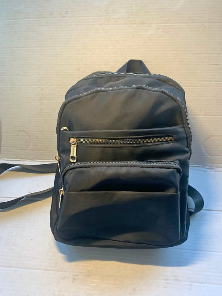 Exposure Gold-Zipper Backpack / Double Shoulder Bag