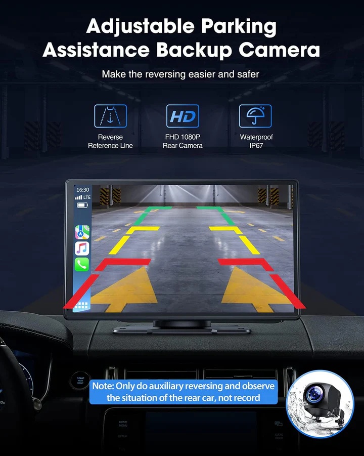 RC07 9''Car Stereo Wireless Apple Carplay & Android Auto - photo 4