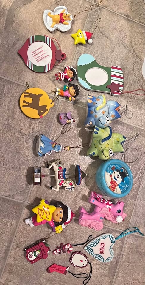Kids Christmas ornaments - Christmas tree decor