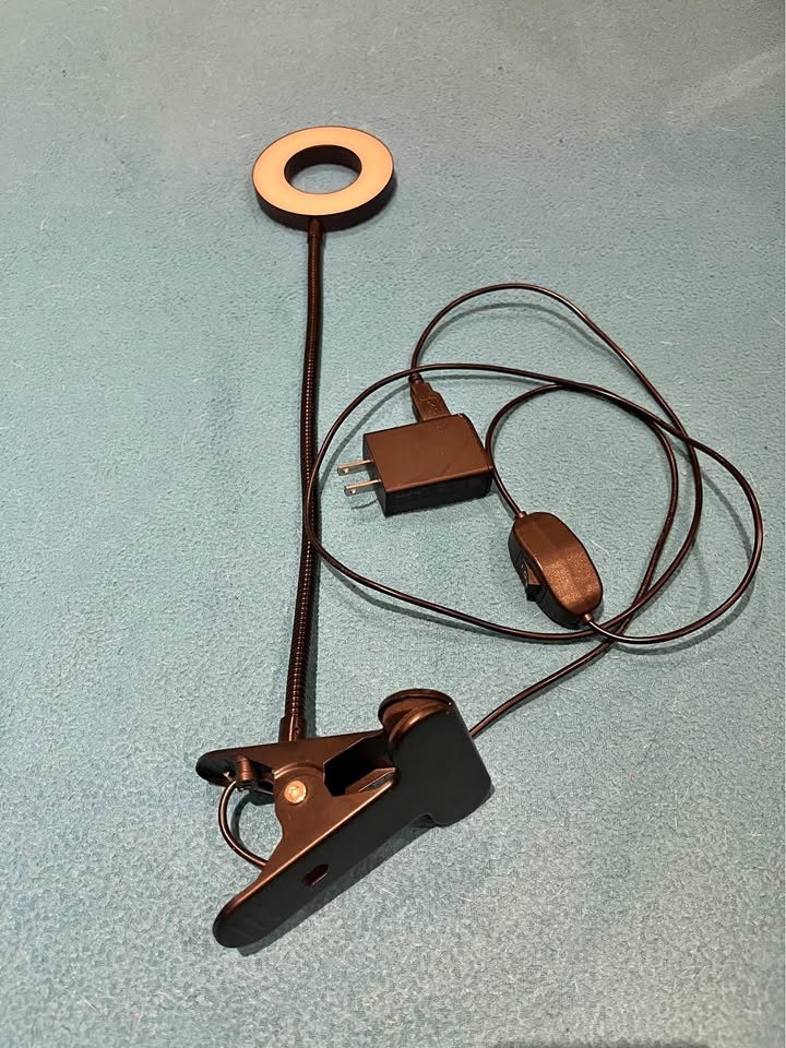 LED lamp - flexible gooseneck clamp lamp