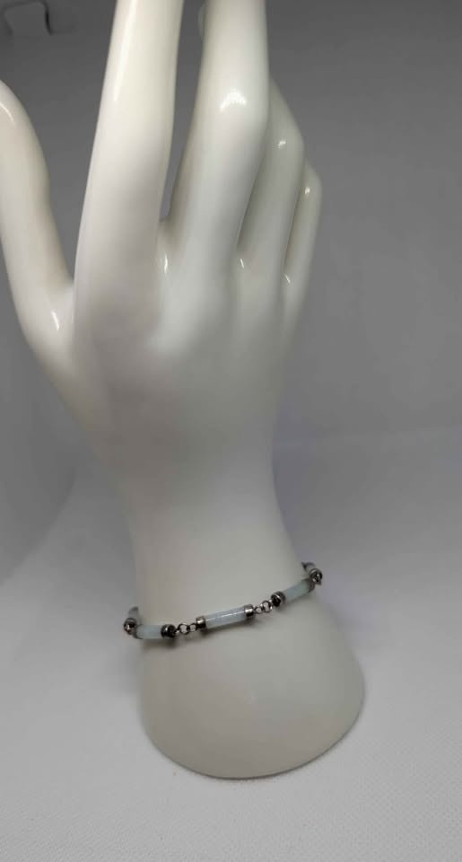 Jadeite 925 Silver bracelet. Pick up Spruce Grove or it can be m - photo 2