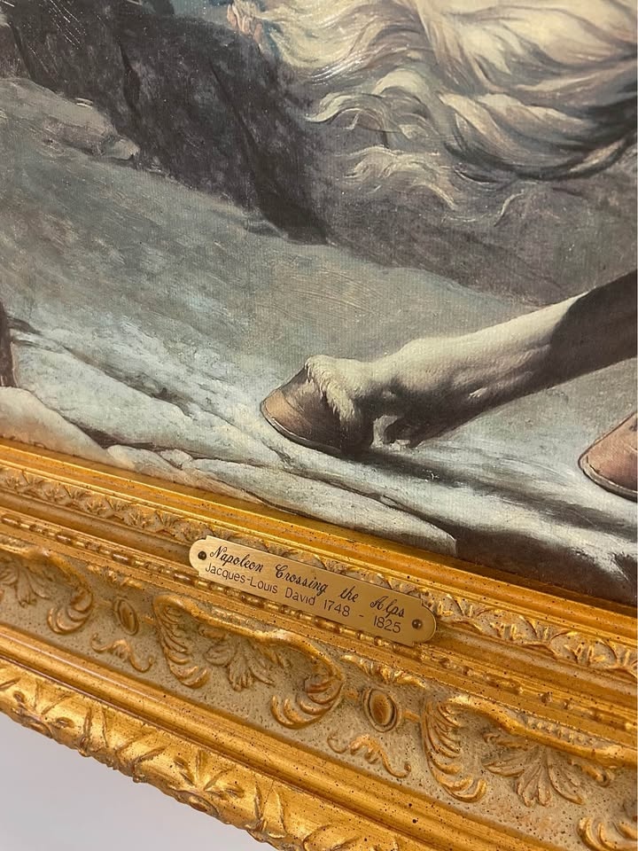 Portrait of Napoleon crossing the Alps - photo 3