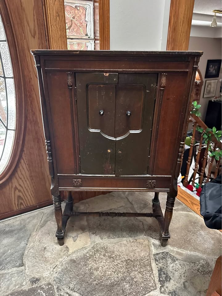 Antique wooden hutch