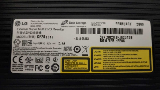 LG DVD Rewriter/Player - photo 2