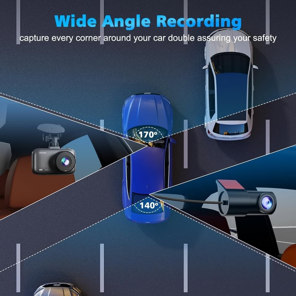 4K Dash Cam Front and Rear with CPL Filter - photo 3