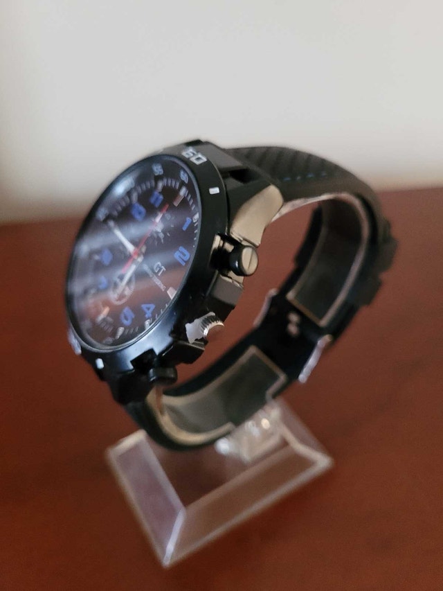 Brand New Black & Blue GT Grand Touring Men's Watch - photo 2