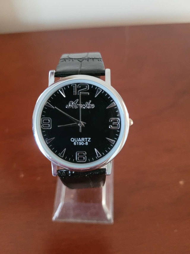 Brand New Black Arvike Quartz Men's Watch