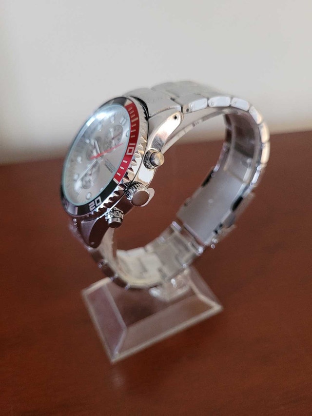Brand New Curren Silver Chronograph Men's Watch - photo 2