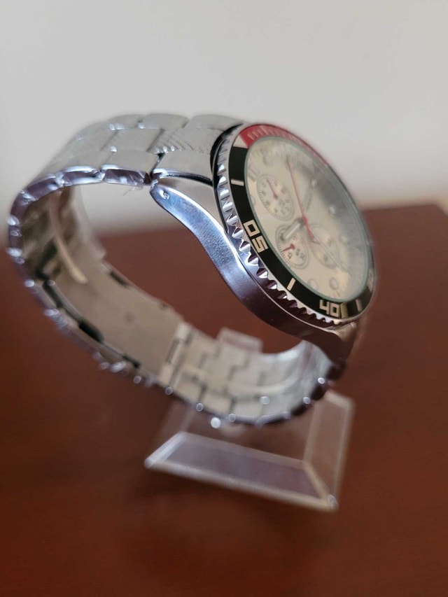 Brand New Curren Silver Chronograph Men's Watch - photo 3