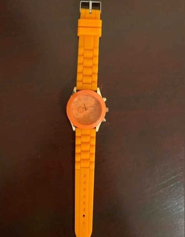 Brand New Geneva Orange Watch with Gold Accents - photo 4