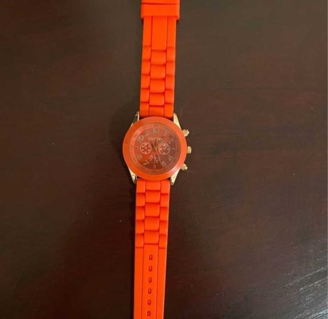 Brand New Geneva Red Watch with Gold Accents - photo 4