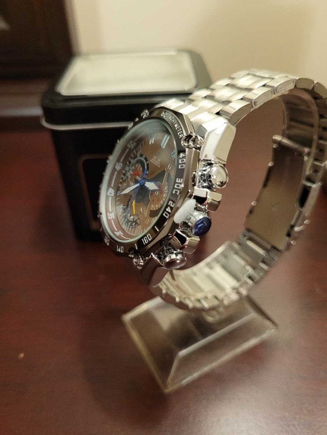 Rose Gold Weide Sport Men's Fashion Watch with box - photo 3