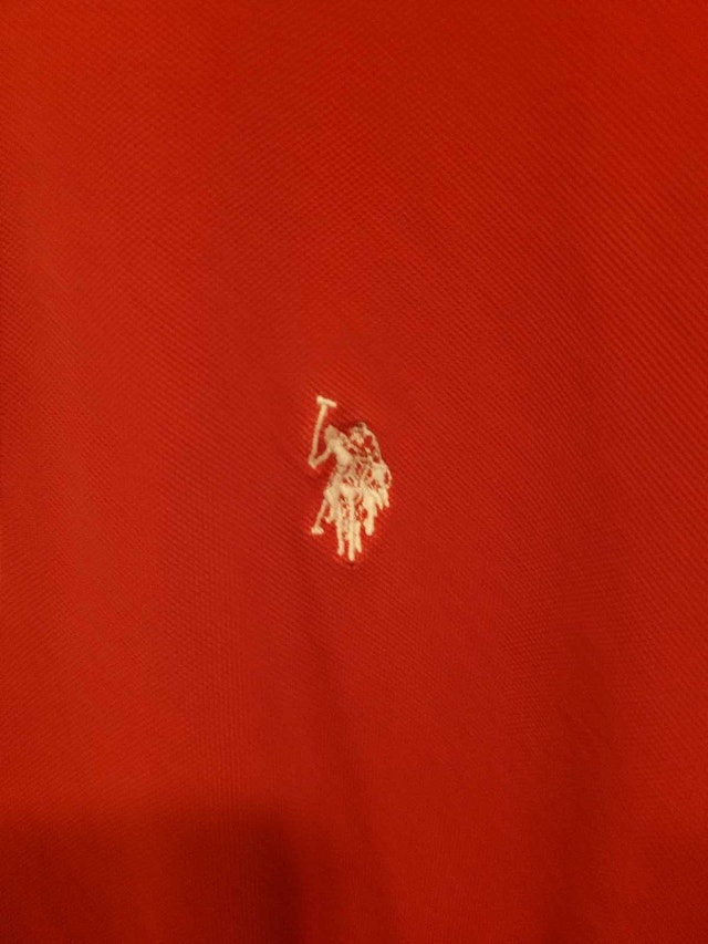 U.S. Polo Assn Men's Medium Polo Shirt in Rich Red - photo 4