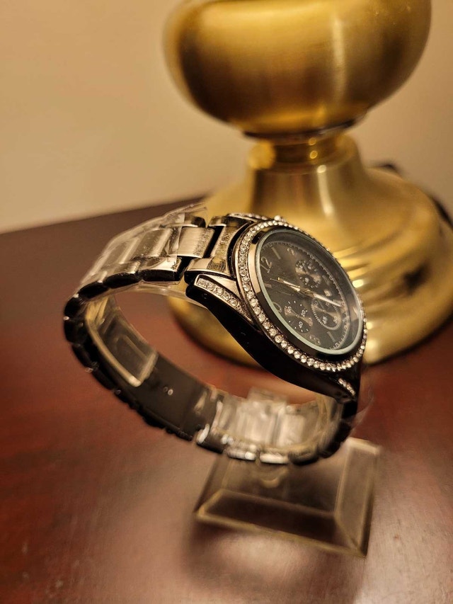 Brand New Black Chronograph Women's Watch - photo 3
