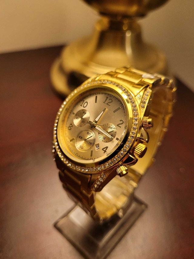 Brand New Gold Chronograph Women's Watch - photo 3