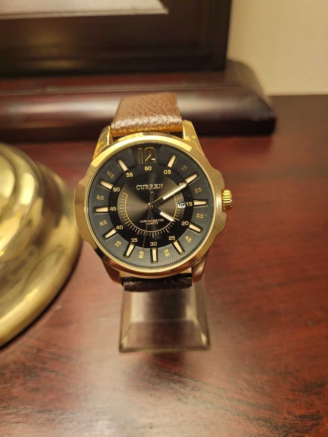 New Gold Men’s Curren Fashion Watch