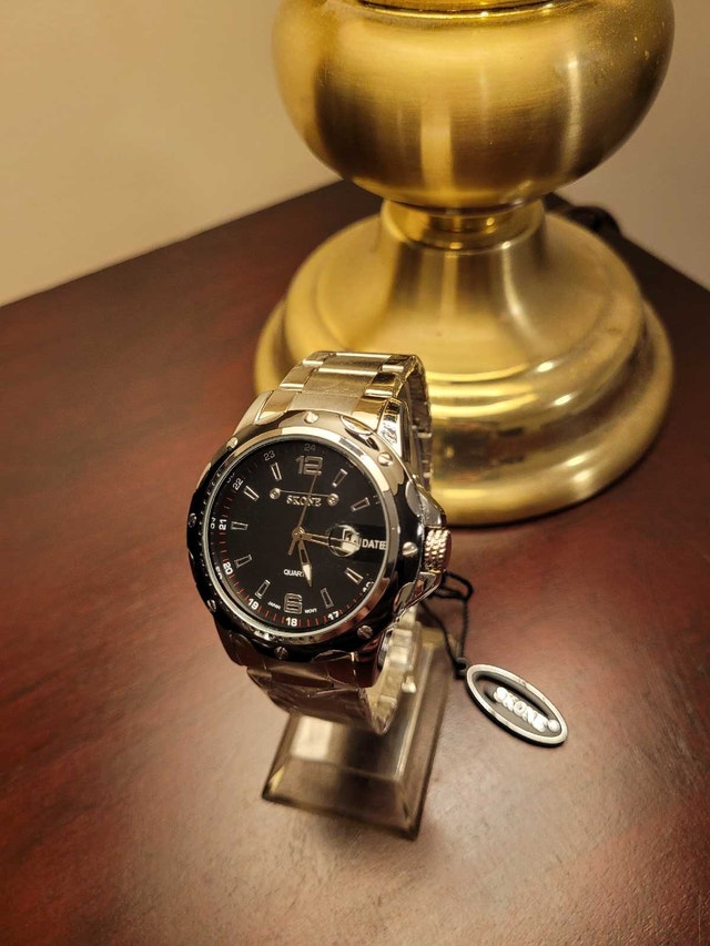 Brand New Men's Black Skone Fashion Watch - photo 3