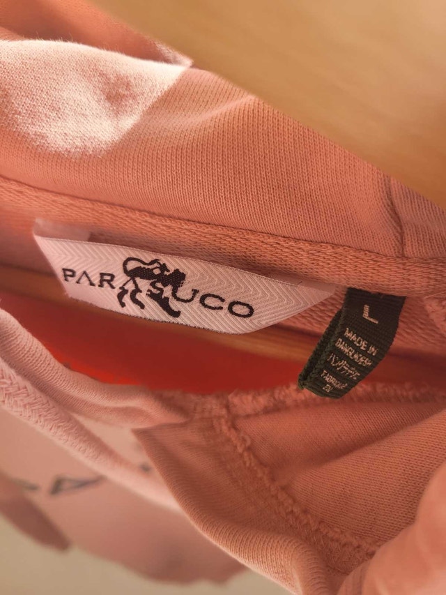 New Light Pink PARASUCO Unisex Hoodie Size L - photo 3