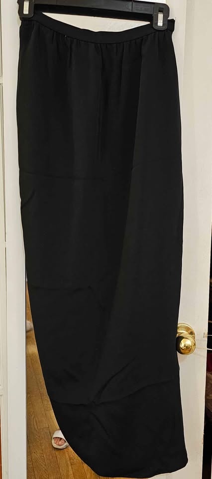 Vintage Loreto Haute Couture Silk Evening Skirt