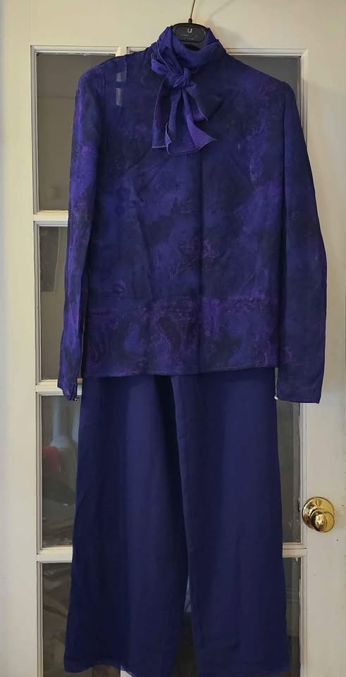 Vintage Emanuel Ungaro Slacks & Blouse Set. New!