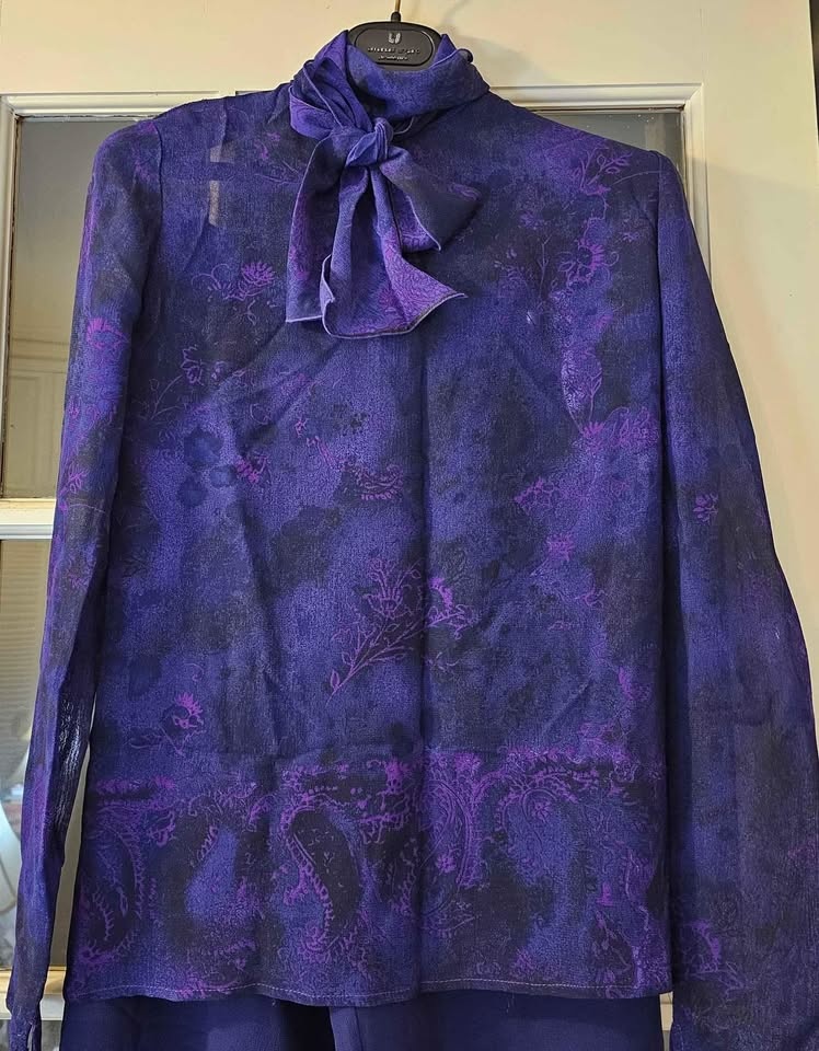 Vintage Emanuel Ungaro Slacks & Blouse Set. New! - photo 2