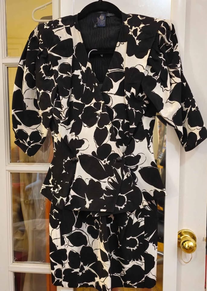 Vintage Emanuel Ungaro Silk Suit Paris