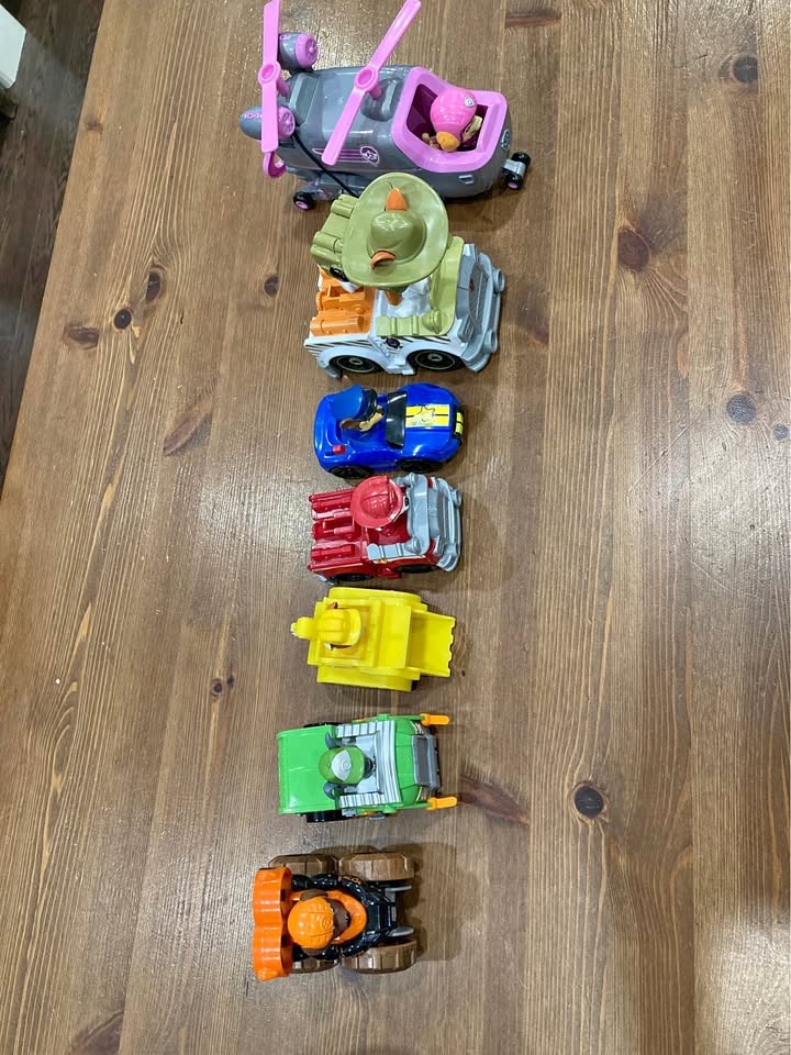 PAW Patrol Vehicles & Figures Lot