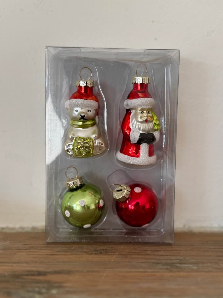 Vintage Pier 1 Glass Ornaments - 4 Boxes - photo 3