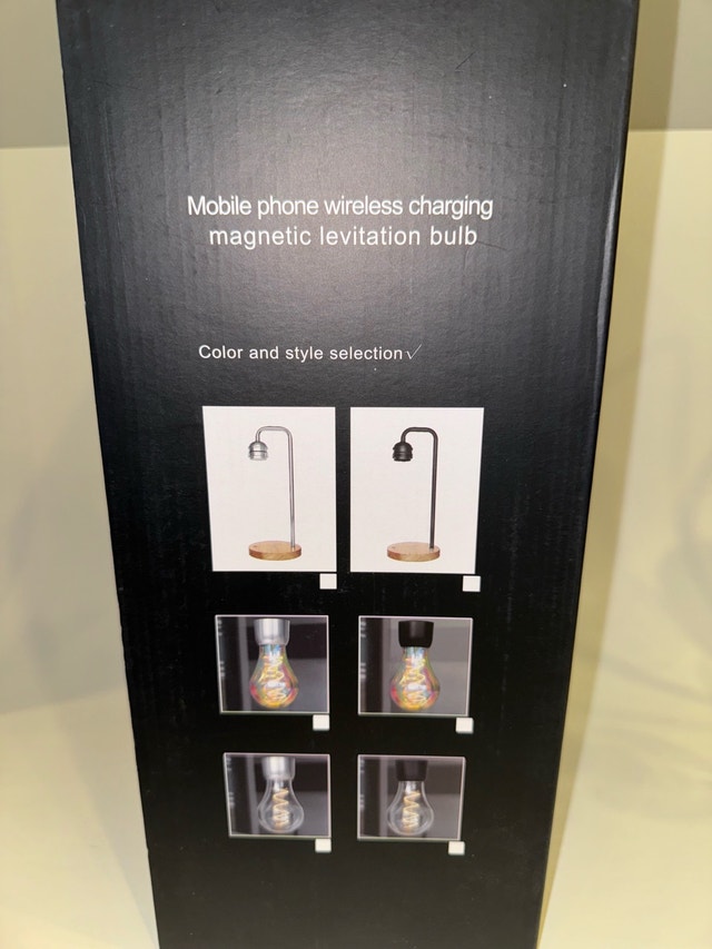 Mobile phone wireless charging magnetic levitation bulb - photo 4