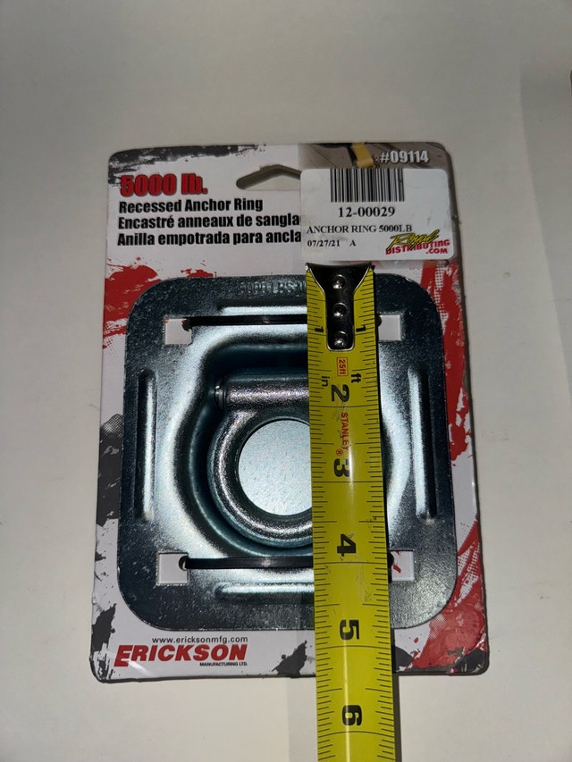 Erickson 5000 lb. Recessed Anchor Ring - photo 3