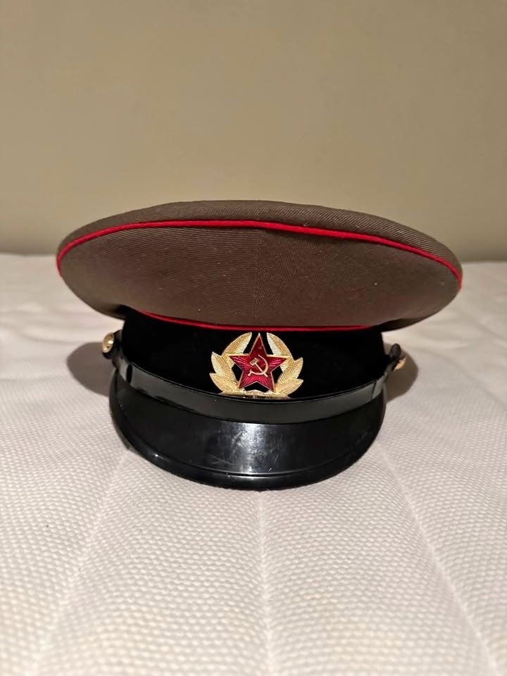 Original USSR Officer Visor Cap (1981) | Size 57